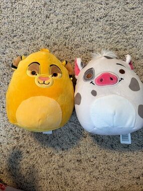 Squishmallow Simba and Pua